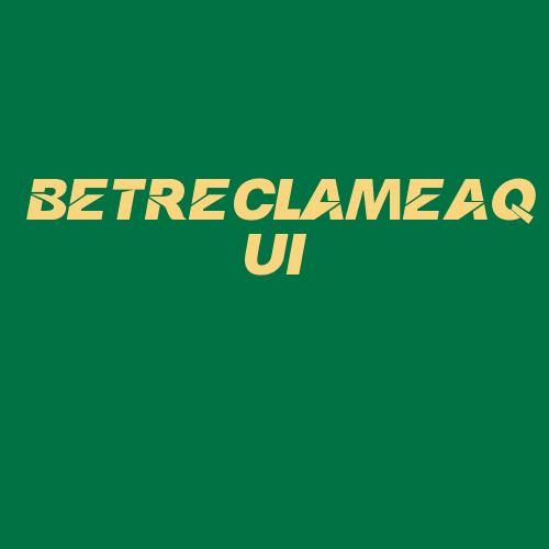 Logo da BETRECLAMEAQUI